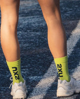 Vectr Light Cushion Crew Socks, Volt/Black