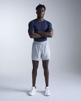 Core Compression Short Sleeve, Navy/Navy