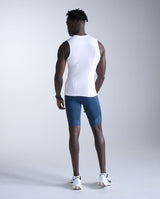 Core Compression Sleeveless, White/White
