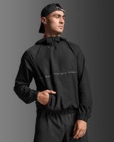 Aero Hex Windbreaker, Black/Black Reflective