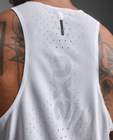 Light Speed React Singlet, Blue Gradient/Black Reflective