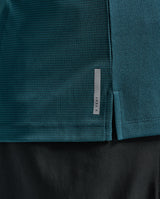 Aero Mesh Tee, Dark Moss/Silver Reflective