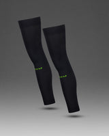 Recovery Fir Compression Leg Sleeves, Black/Nero