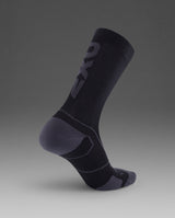 Vectr Cushion Crew Socks, Black/Titanium