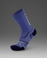 Vectr Cushion Crew Socks, Future Dusk/White