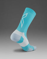 Vectr Light Cushion Crew Socks, Moonstone/Black