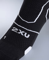 Vectr Light Cushion Crew Socks, Black/White