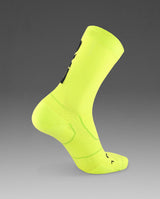 Vectr Light Cushion Crew Socks, Volt/Black