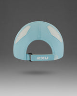Run Cap, Retro Blue/White