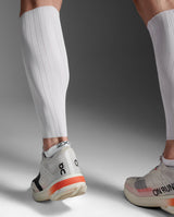 Light Speed Aero Calf Guards, White/Black