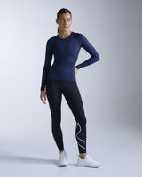 Core Compression Long Sleeve, Midnight/Midnight