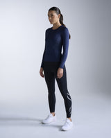 Core Compression Long Sleeve, Midnight/Midnight