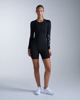 Core Compression Long Sleeve, Black/Silver