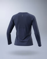 Core Compression Long Sleeve, Midnight/Midnight