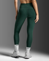 Form Stash Hi-Rise Compression Tights, Ever Green/Ever Green