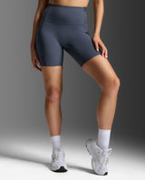 Form Stash Hi-Rise Compression 6 Inch Shorts, India Ink/India Ink1