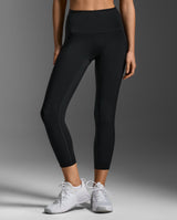 Form Stash Hi-Rise Compression 7/8 Tights, Black/Black1