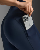 Form Stash Hi-Rise Compression 7/8 Tights, Midnight/Midnight