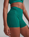 FORM HI-RISE COMPRESSION SHORTS - FOREST GREEN/FOREST GREEN