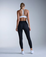 Flex Hi-Rise Compression 7/8 Tights, Black/Black