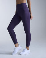 Flex Hi-Rise Compression 7/8 Tights, Velvet Purple/Velvet Purple