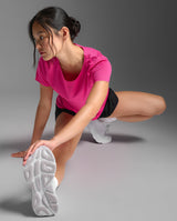 Light Speed Tech Tee, Fuchsia/Fuchsia Reflective