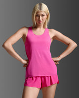 Light Speed Tech Singlet, Fuchsia/Fuchsia Reflective