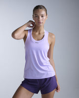 Light Speed Tech Singlet, Lavender/Lavender Reflective