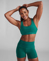 FORM STRAPPY BRA - FOREST GREEN/FOREST GREEN