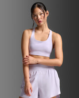 Form Strappy Low Impact Bra, Virtual Violet/Virtual Violet