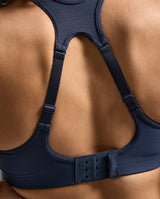 Aero Mesh Medium Impact Bra, Midnight/Midnight Reflective