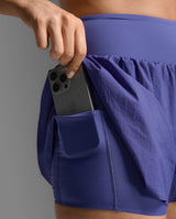 Aero Hi-Rise 2-In-1 3 Inch Shorts, Future Dusk/Future Dusk Reflective