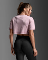 Form Soft Jersey Crop Tee, Cosmetic Pink/Cosmetic Pink