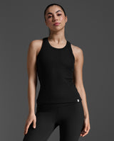 Fluid Modal Ribbed Tank, Black/White