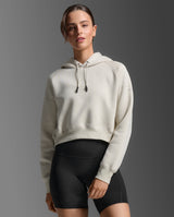 Form Smooth Spacer Crop Hoodie, Moon/Moon