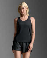 Aero Mesh Singlet, Black/Silver Reflective