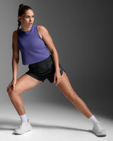 Aero Mesh Crop Tank, Future Dusk/Future Dusk Reflective