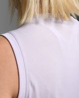 Aero Mesh Crop Tank, Virtual Violet/Violet Reflective