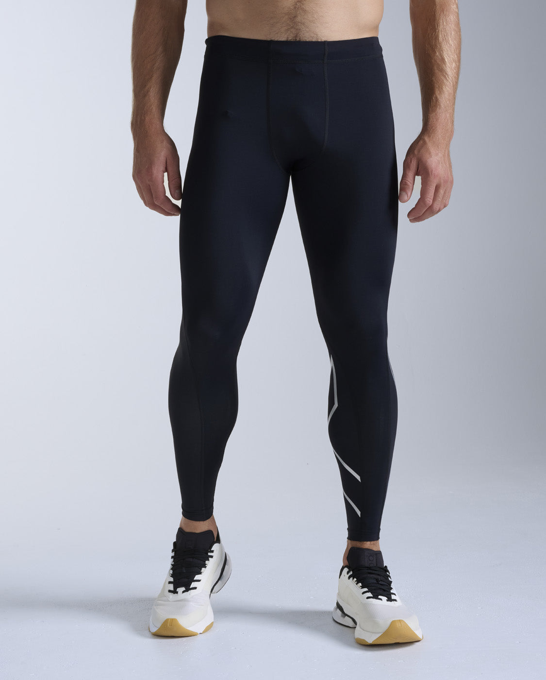 Core Compression Tights, Black/Silver