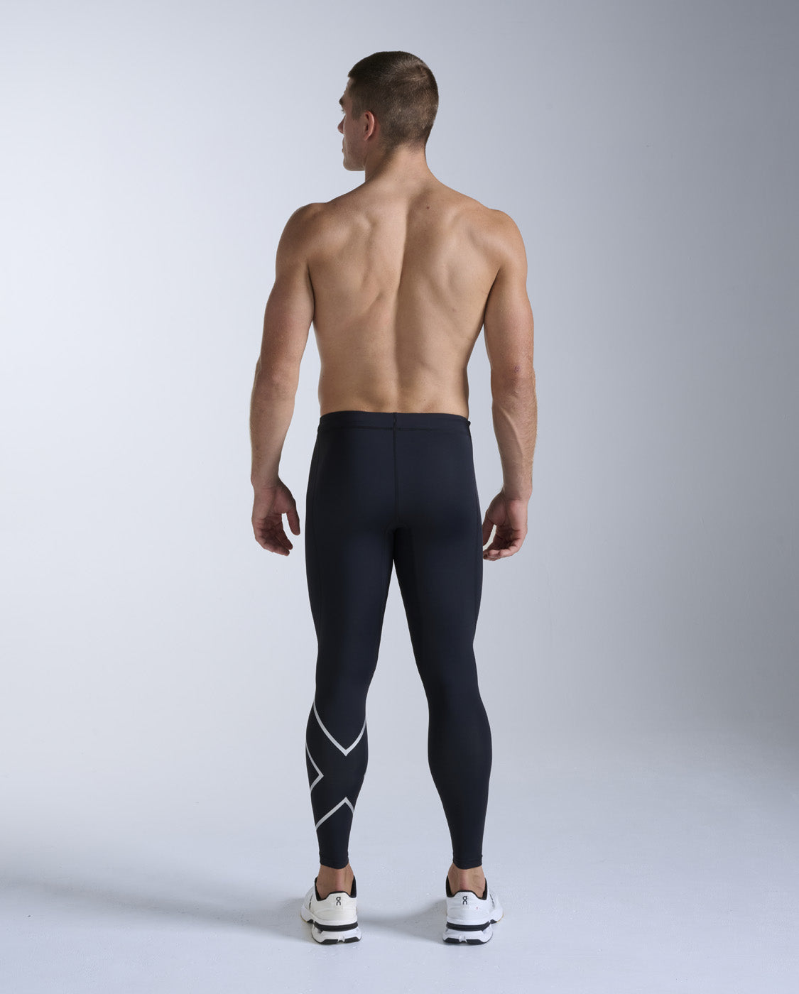 Core Compression Tights, Black/Silver