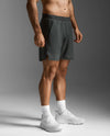 Aero 7 Inch Unlined Shorts - JUPITER/BLACK REFLECTIVE