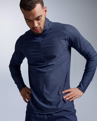 Aero 1/2 Zip, Midnight/Silver Reflective