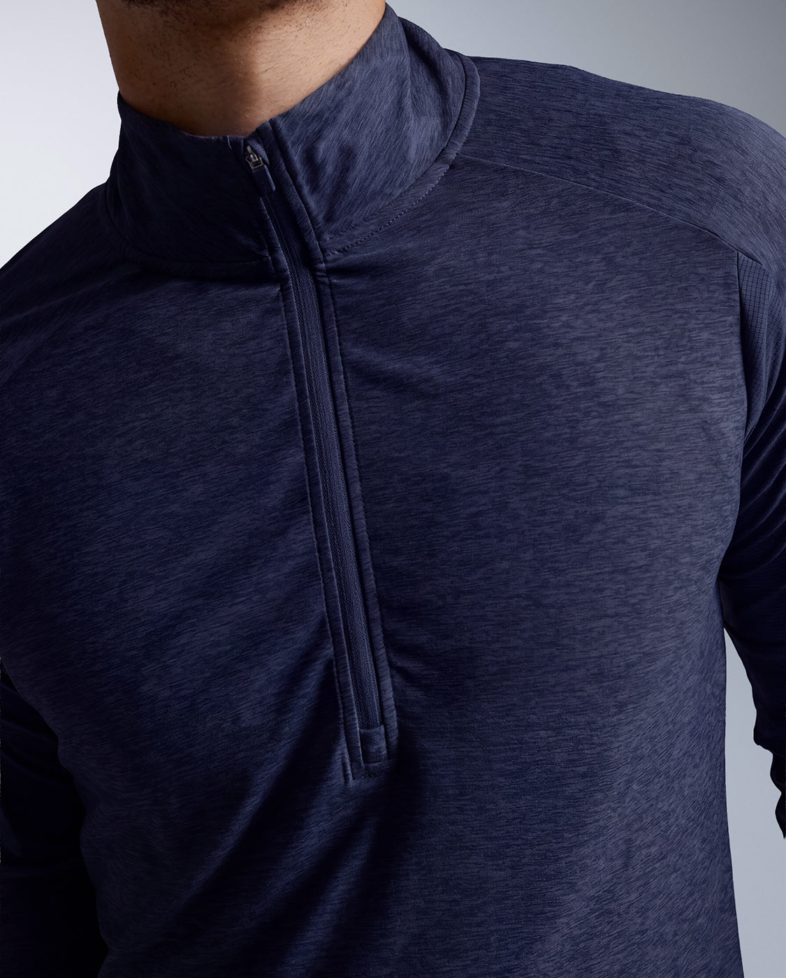 Aero 1/2 Zip, Midnight/Silver Reflective