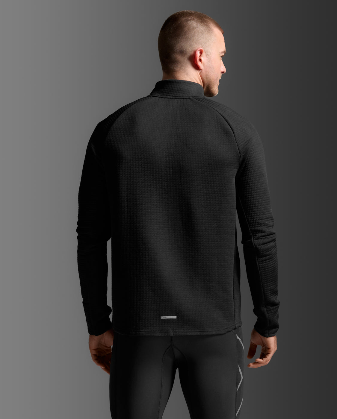 Ignition Haptic 1/4 Zip, Black/Silver Reflective