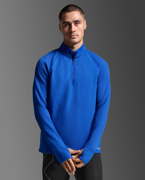 Ignition Haptic 1/4 Zip, Surf/Silver Reflective
