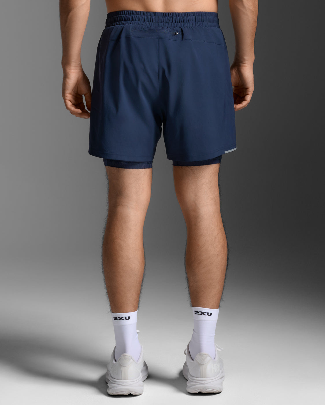 Aero Mesh 2-In-1 5 Inch Shorts, Midnight/Silver Reflective