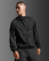 Aero Hex Windbreaker - BLACK/ BLACK REFLECTIVE