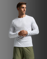 Aero Mesh Long Sleeve, White/Silver Reflective