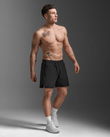 Motion 2-In-1 5 Inch Shorts, Black/Black