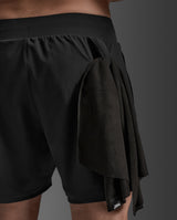 Motion 2-In-1 5 Inch Shorts, Black/Black
